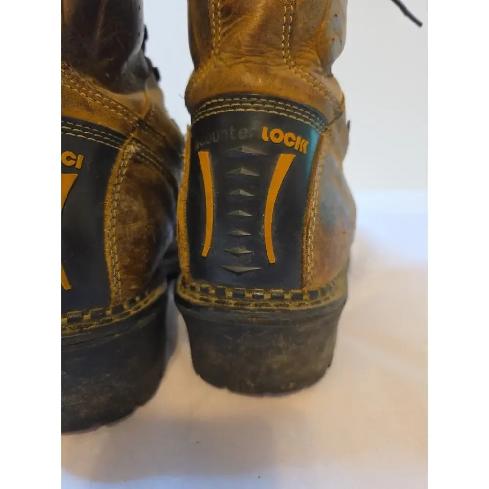 Georgia Boot Mens 10.5 Wide Brown 8